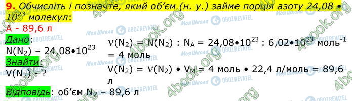 ГДЗ Хімія 8 клас сторінка Стр.111 (9)